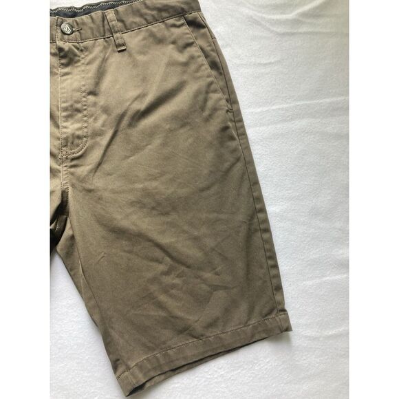 Volcom Brown Chino Flat Front Regular Fit Casual Short Mens 33 - Picture 6 of 11